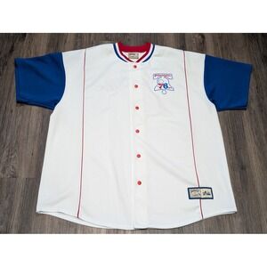 Philadelphia 76ers Hardwood Classics  Warmup Shooting Jersey Made in USA Size 2X